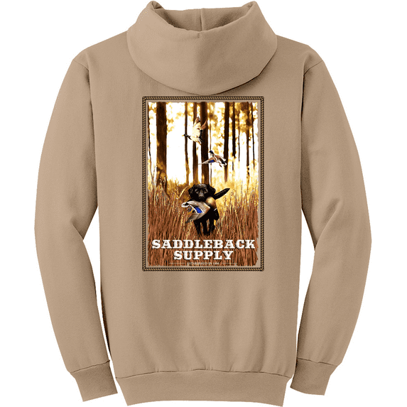 Saddleback Supply Duck Hunting Hooded Sweatshirt-3XL-Sand