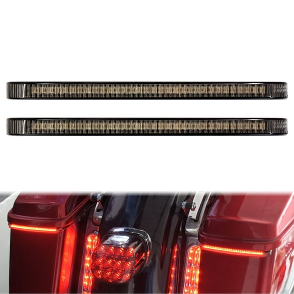 Saddlebag Blades LED Brake Sequential Turn Signal Light Fit For Touring 2014-23