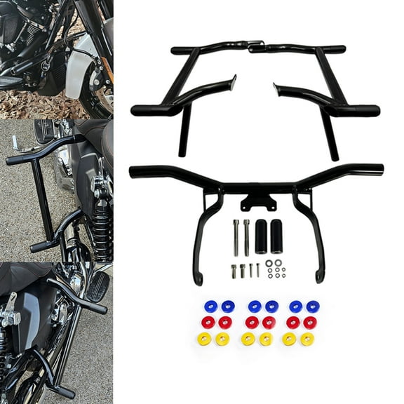 Saddlebag Guard Rails Bag Guards Front Highway Engine Guard For Harley Road Glides Street Glides Road Glides FLHT FLHX 2014-2023