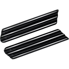 Saddlebag Latch Delete Plates - Gloss Black Powder-Coat