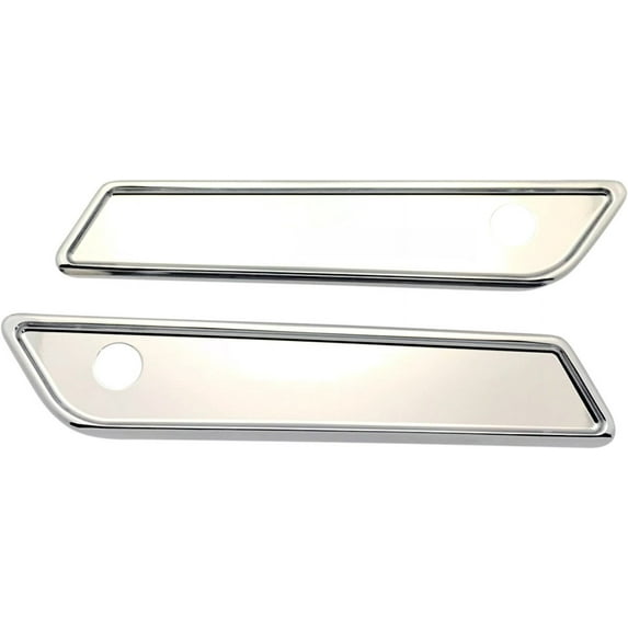 Saddlebag Latch Smooth Covers - Chrome