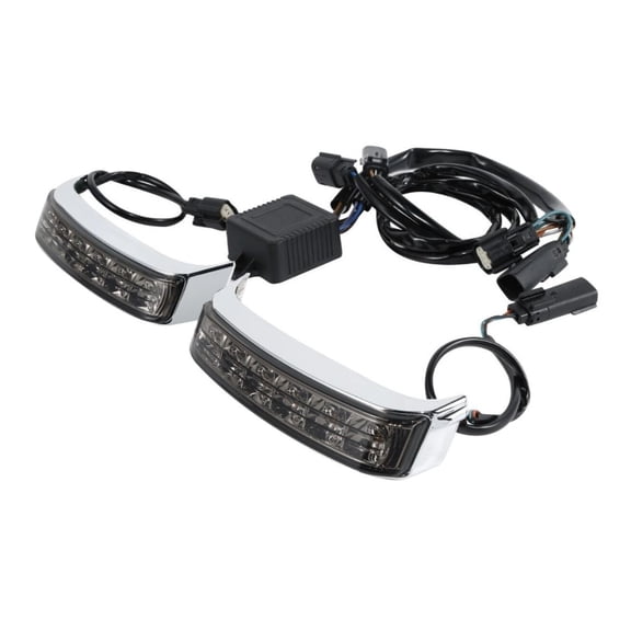 Saddlebag Run Brake Turn Lamp Light - ABS Plastic - Rear Left and Right Position