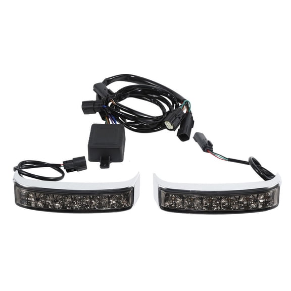 Saddlebag Run Brake Turn Lamp Light with ABS Plastic Housing - Left and Right Rear