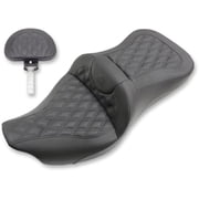 Saddlemen 808-07B-184BR Extended Reach Road Sofa LS Seat with Drivers Backrest