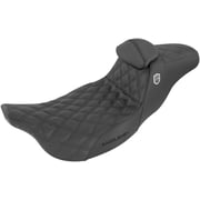 Saddlemen Pro SDC Lattice Stitch Gripper Seat w/Driver Lumbar SC80807DBRT