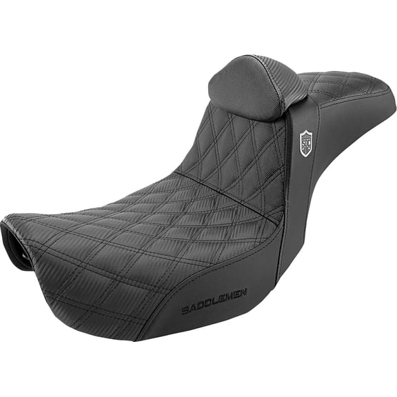 Saddlemen Pro Series SDC Performance Gripper Seat w/Driver Lumbar (SC80604DBKRT)