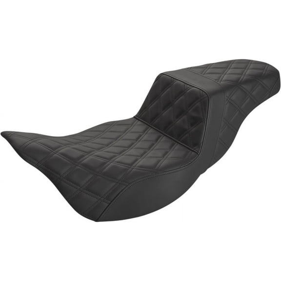 Saddlemen Step-Up Extended Reach Lattice Stitch Black Seat (808-07B-175E)