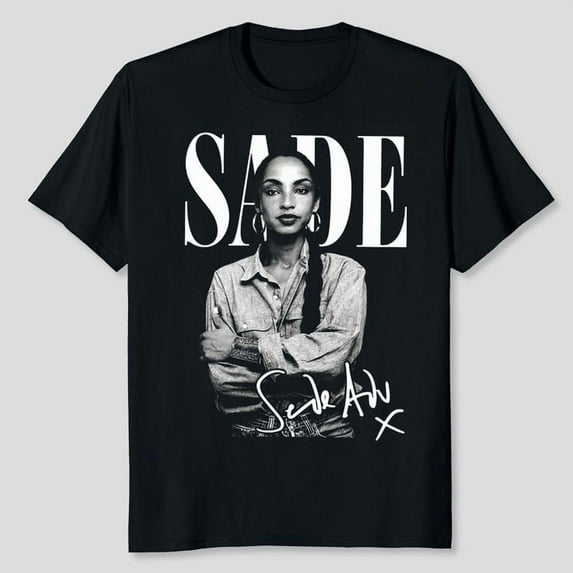 Sade Adu Shirt, Sade Adu World Tour Tshirt,Music Tour Rap Hip Hop, Men's And Women's Graphic Tee 100% Cotton by TBun, Full Sizes S-5XL