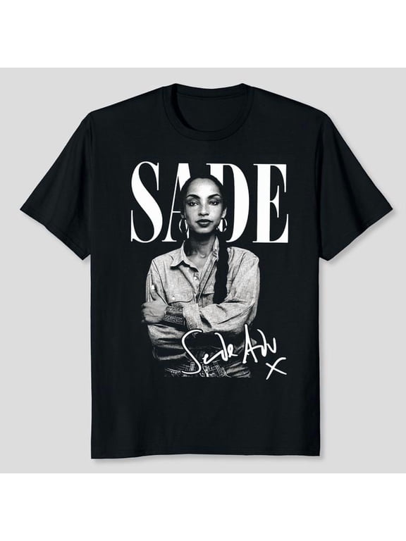 Sade Adu Shirt, Sade Adu World Tour Tshirt,Music Tour Rap Hip Hop, Men's And Women's Graphic Tee 100% Cotton by TBun, Full Sizes S-5XL