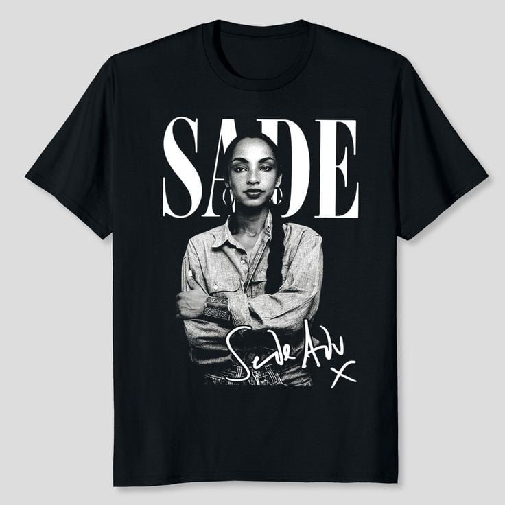 【新品】thePOPMAG SADE ADU（シャーデー）グラフィックTee／M Sade Graphic Album Tshirt, Sade Adu For Men Women Unisex Tshirt