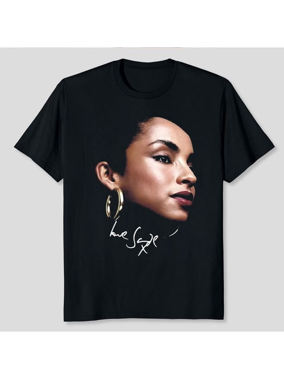 Sade Adu Shirt, Sade Adu World Tour Tshirt,Music Tour Rap Hip Hop, Men's And Women's Graphic Tee 100% Cotton by TBun, Full Sizes S-5XL