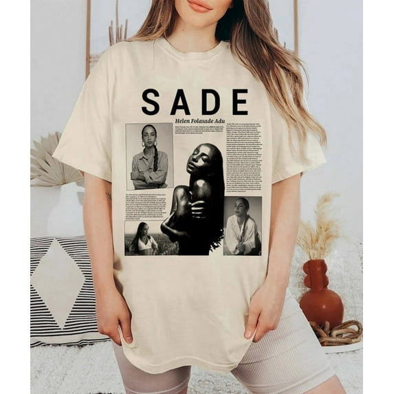 Sade Album t-shirt, Sade retro Lyric style top tee vintage unisex T-Shirt, Sade Album T shirt, Sade t-shirt Gift For Fan