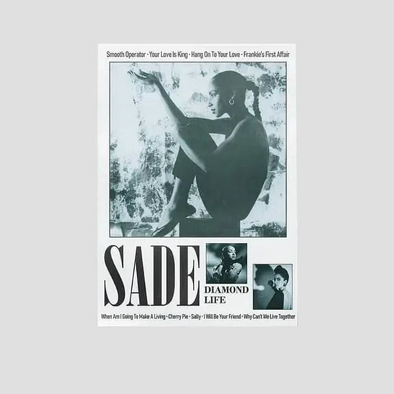Sade - Diamond Life Album Poster Size 24''x36'' - Postora