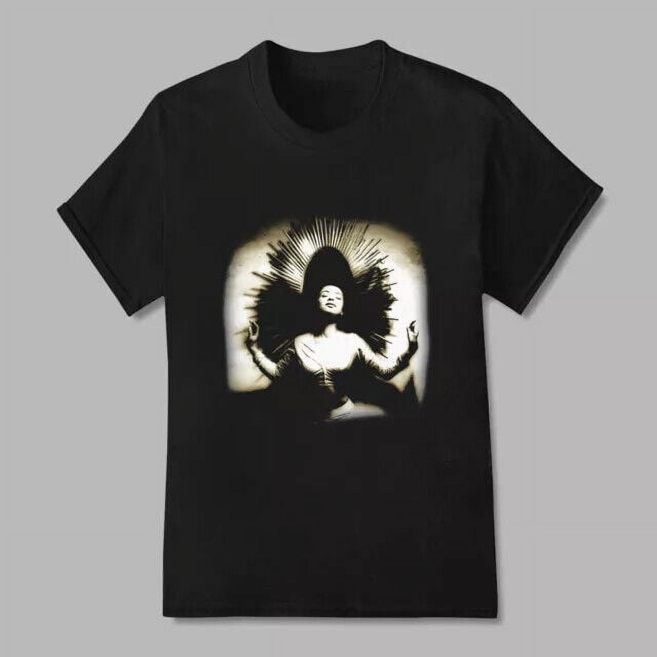 Sade Love Deluxe World Tour 1993 graphic T shirt basic black
