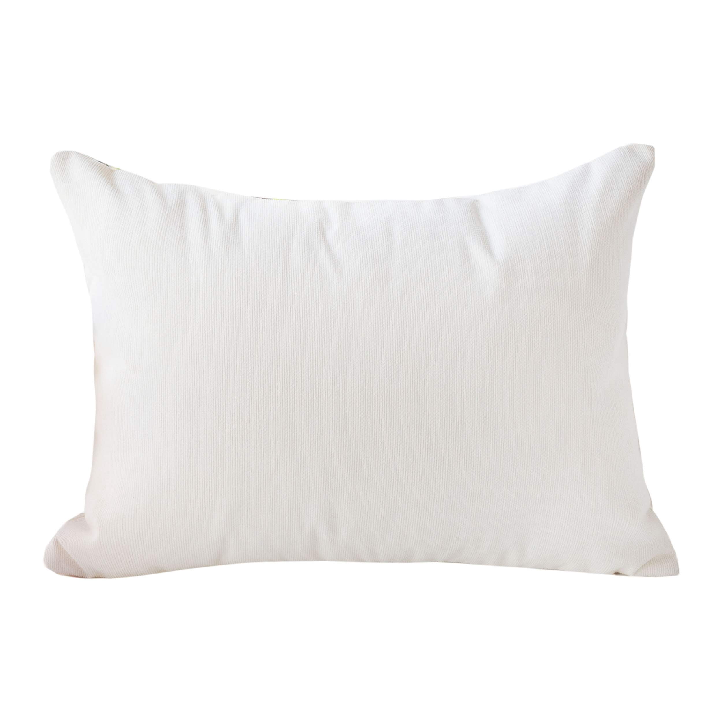 Sadie Ivory Rectangular Outdoor Throw Pillow