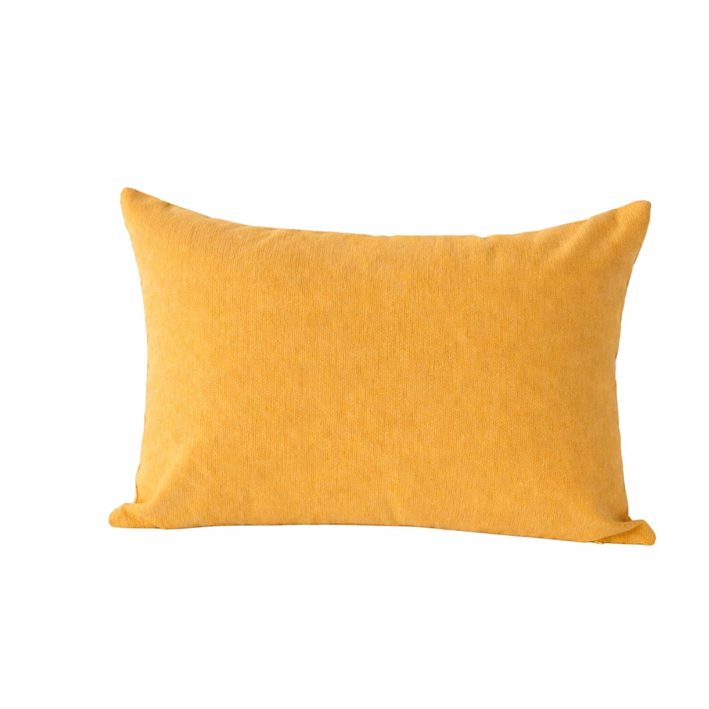 Sadie Yellow Rectangular Outdoor Throw Pillow