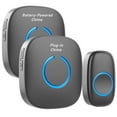 thumbnail image 1 of SadoTech Wireless Doorbell Kit - 1000-Foot Range - Model CXR (Matte Black CXRi), 1 of 8