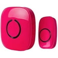 thumbnail image 1 of SadoTech Wireless Doorbell for Home - 1 Push-Button Ringer & 1 Chime Receiver, Pink Red, 1 of 8
