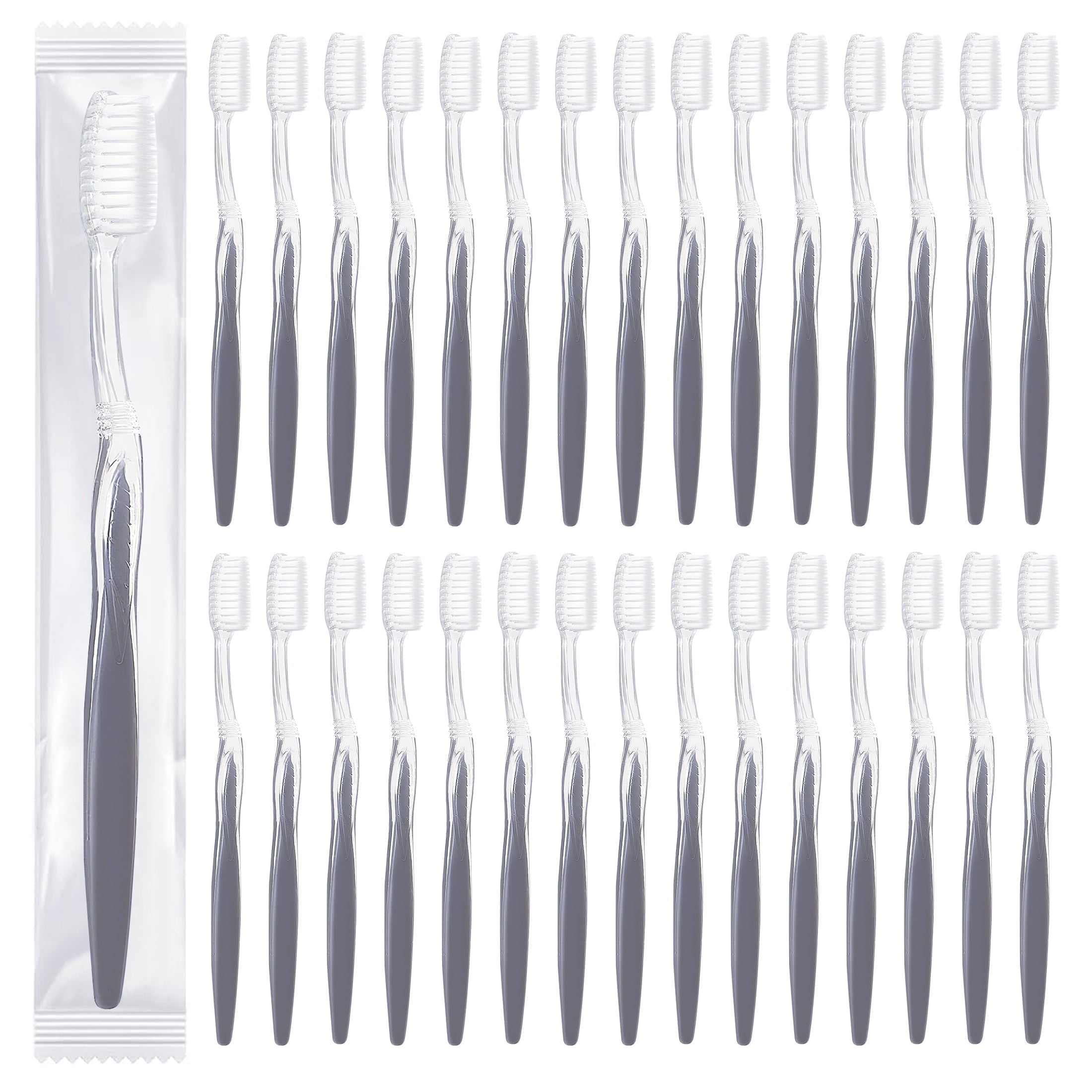 Storage Unit Homeless Sadocom Individually Packaged Disposable Manual Toothbrush Bulk, Gray ...