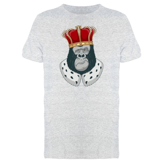 Sads Gorilla In A Crown Tee Men's -Image by Shutterstock