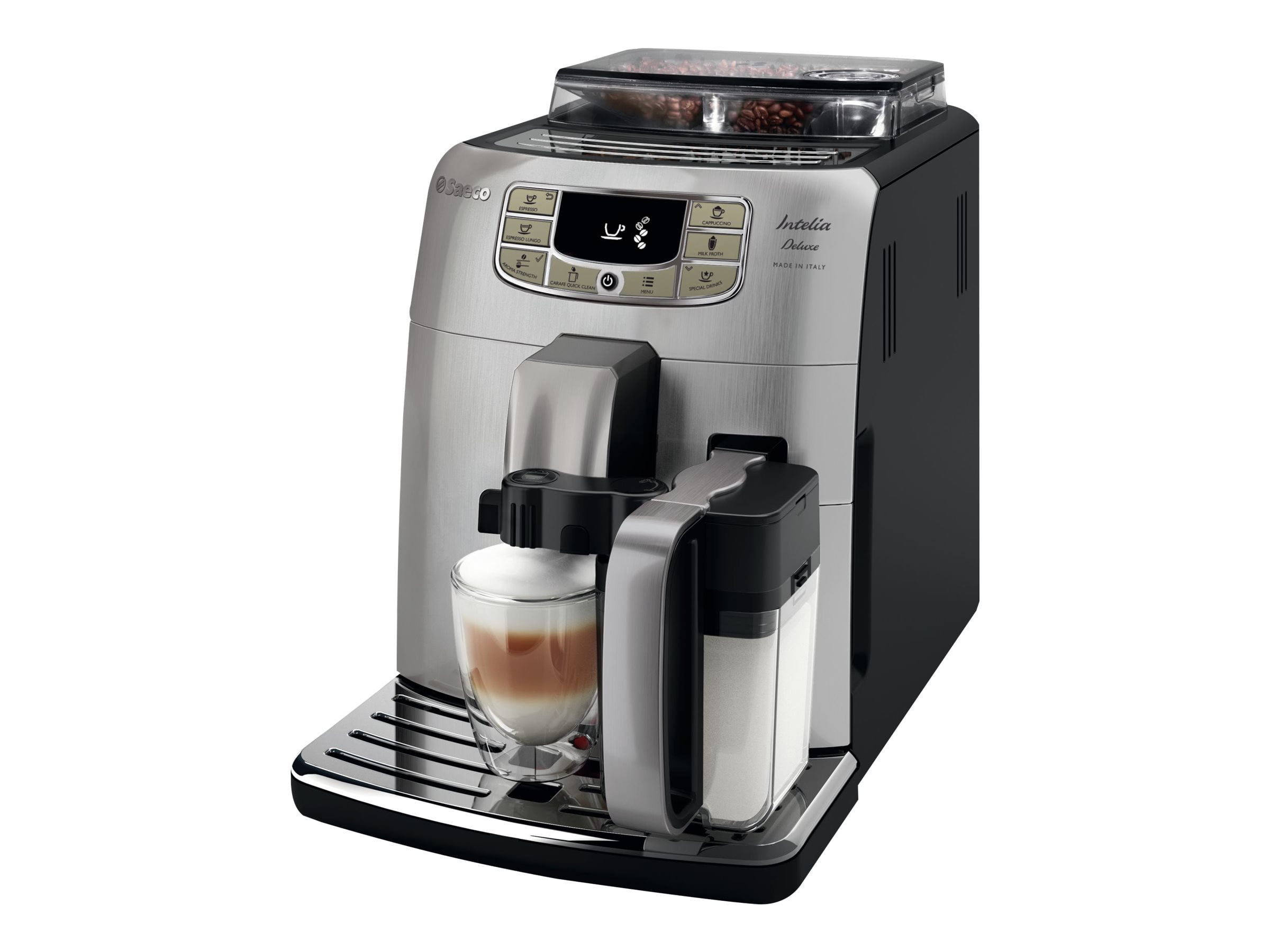 Saeco Intelia Deluxe HD8771 Automatic coffee machine with milk