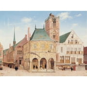 Saenredam The Old Town Hall Of Amsterdam Painting Extra Large XL Wall Art Poster Print