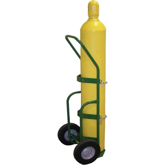 Saf-T-Cart 750 Series Carts, Holds 1 Cylinder, 9 1/2 in dia., 500 lb. Load Capacity
