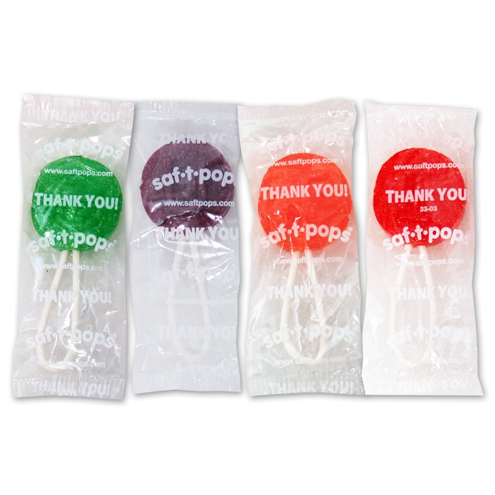 Spangler Saf-T-Pops Lollipop Multiple Flavors Pop Bag 10 oz 