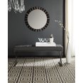 thumbnail image 1 of Safaiveh Micha Modern Glam X-Leg Upholstered Rectangular Bench, Grey/Chrome, 1 of 5