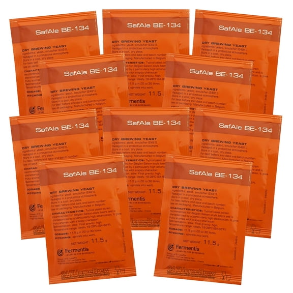 Safale BE-134 Dry Yeast - 11.5 g (10 Packs)