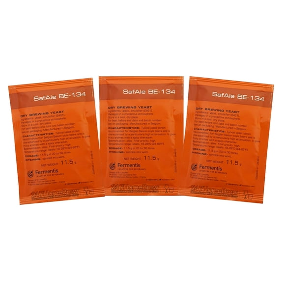 Safale BE-134 Dry Yeast - 11.5 g (3 Packs)