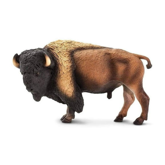 Safari Ltd. Bison Figurine - Lifelike 8.25" Wildlife Figurine - Educational Toy for Boys, Girls, & Kids Ages 3+
