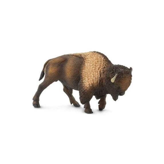 Safari Ltd. North American Bison Figurine - Realistic 5" Wildlife Figurine - Educational Toy for Boys, Girls, & Kids Ages 3+