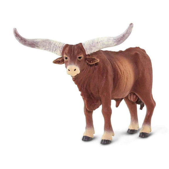 Safari 100202 Watusi Bull Figurine Multi Color
