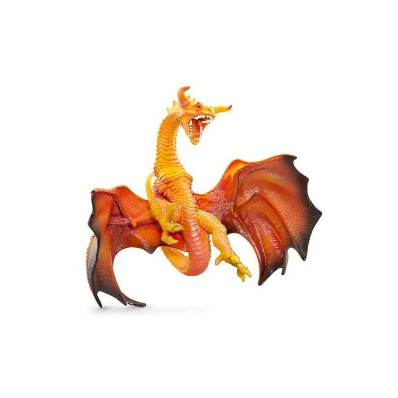 Safari Ltd. Lava Dragon Figurine - Mythical 7.5" Dragon Figure for Boys, Girls & Kids Ages 4+