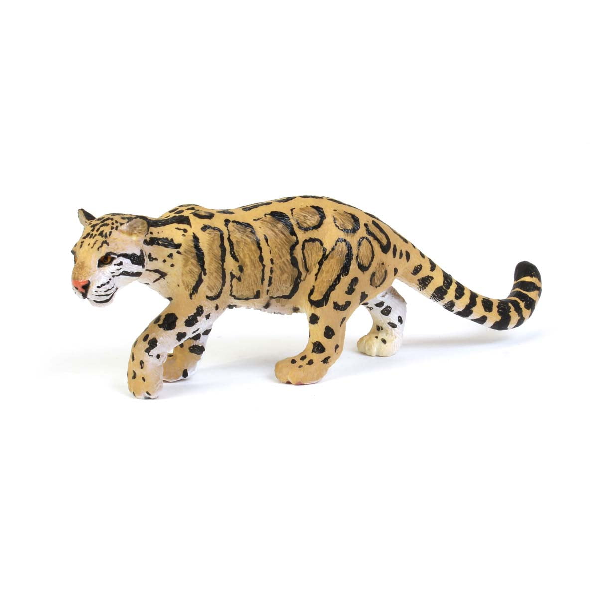 Hand-Painted Clouded Leopard Educational Toy Figurine