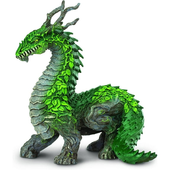Safari Ltd. Jungle Dragon Figurine - Camouflaged 5" Plastic Figure - Mythical Creature Toy for Boys, Girls & Kids Ages 4+