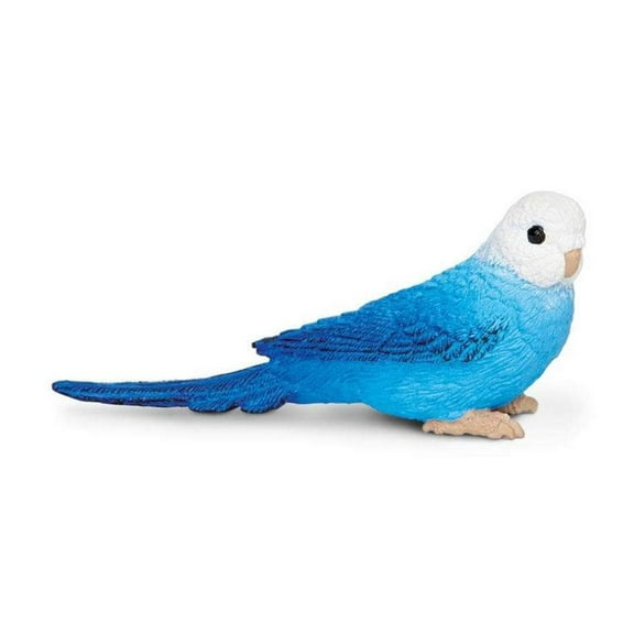 Safari Ltd. Blue Budgie Figurine - Realistic 3" Bird Figure - Educational Toy for Boys, Girls, & Kids Ages 3+