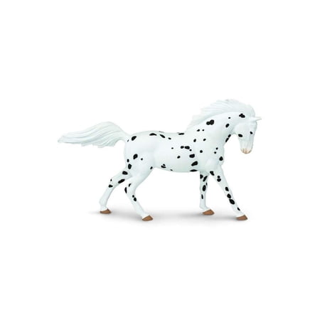 Safari Ltd. European Knabstrupper Horse Figurine - Realistic 7" Figure - Educational Toy for Boys, Girls, & Kids Ages 3+