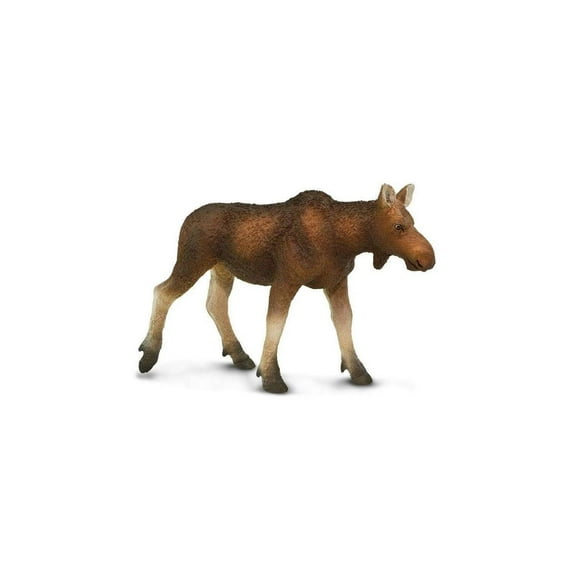 Safari Ltd. Cow Moose Figurine - Lifelike 4.5" Model Figure - Educational Toy for Boys, Girls, and Kids Ages 1+