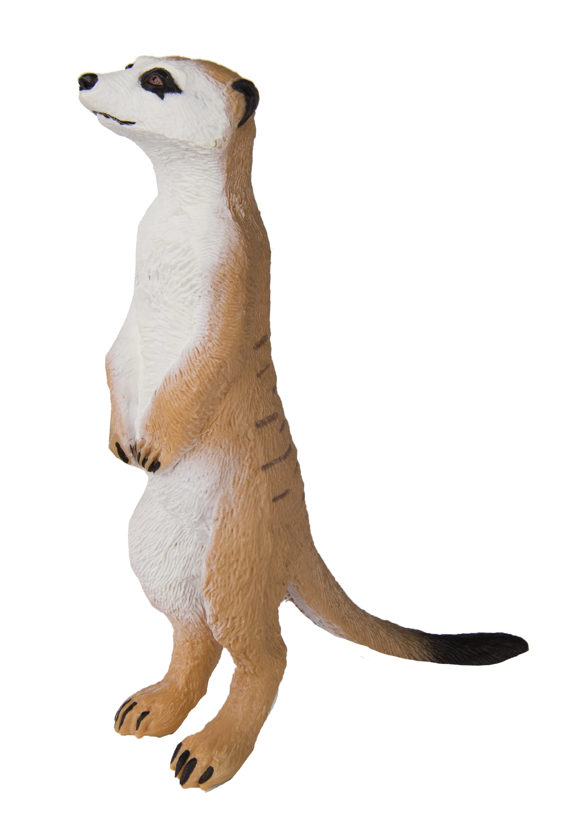 Hand-Painted Brown and White Meerkat Figurine Toy
