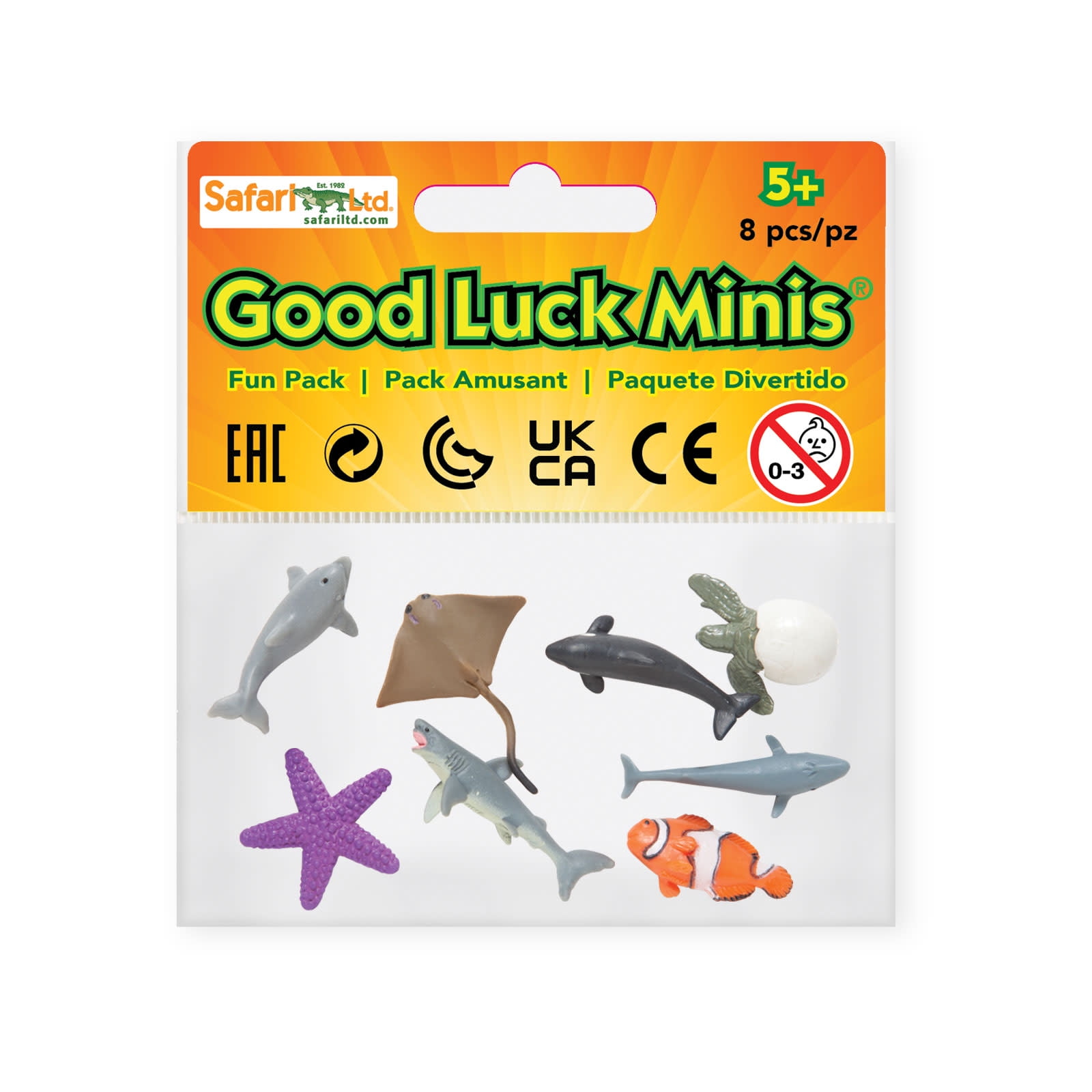 Safari Ltd. Ocean Fun Pack - Mini Figures of Sea Creatures ...