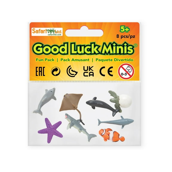 Safari Ltd. Ocean Fun Pack - Mini Figures of Sea Creatures - Educational Toy Set for Boys, Girls, and Kids Ages 5+