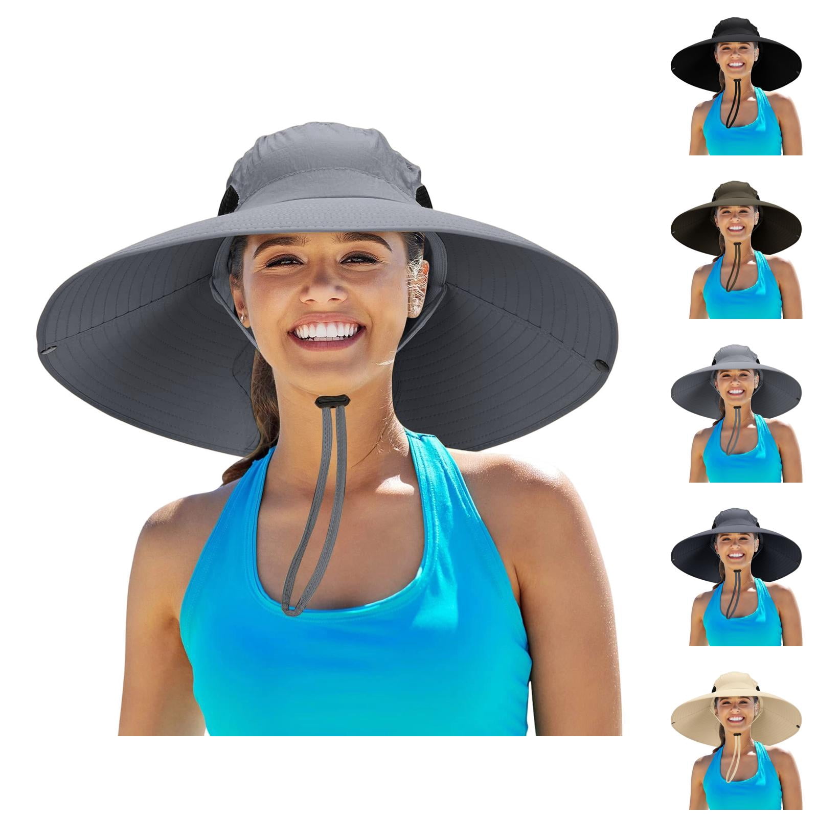 Safari Bucket Hats for Women – Wide Brim Outdoor Sun Hat UV 