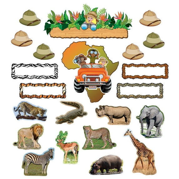 Teacher Created Resources TCR5221 Safari Bulletin Bb Set