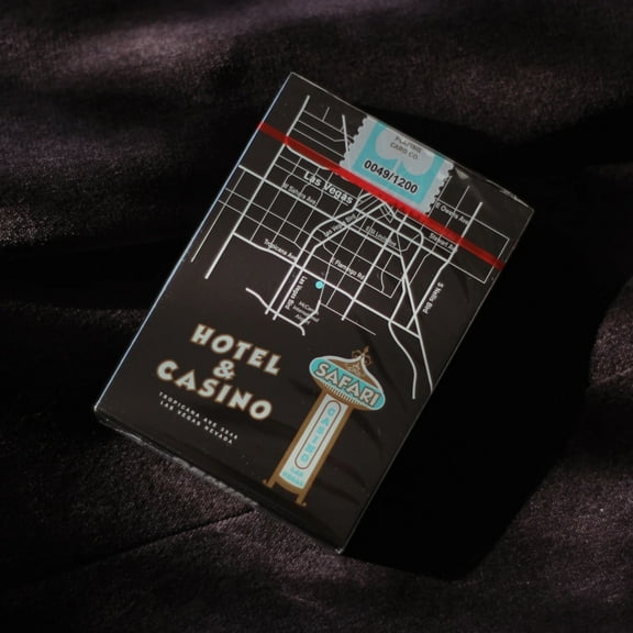 Safari Casino Black Playing Cards by Gemini