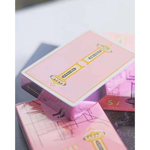 Safari Casino Pink Gilded LE 1 of 100 Playing Cards by Gemini
