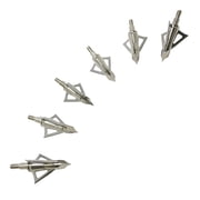 Safari Choice 3 Fixed Blades Broadhead, 6pc Pack