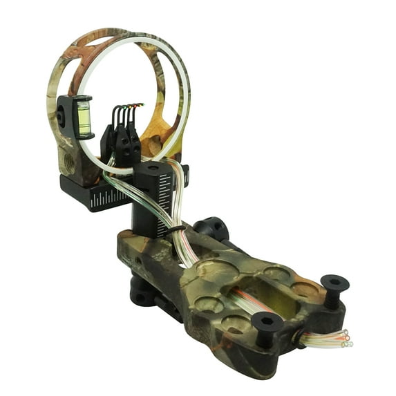 Safari Choice Camouflage 5-Pin 0.019" Tool-Less Design Bow Sight