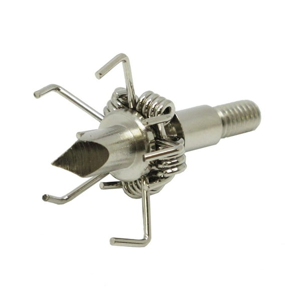 Safari Choice Crossbow Small Game Hunting Pointy Broadheads 100g, 6pc pack